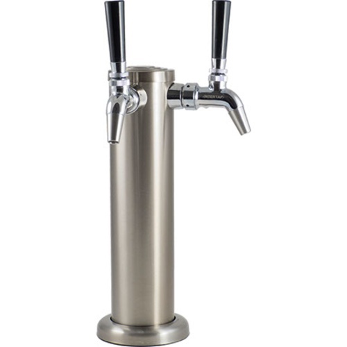 2 Tap Stainless Steel Komos Tower