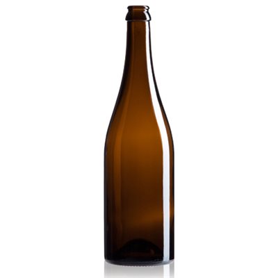 Sparkling Wine bottle Amber, 750 ml, 12 Per Case | Bader Beer & Wine Supply