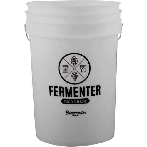 Plastic Fermenter, Fermenting Bucket Homebrewing Fermentor with Spigot and 3-Piece Airlock, 6.5 Gallon