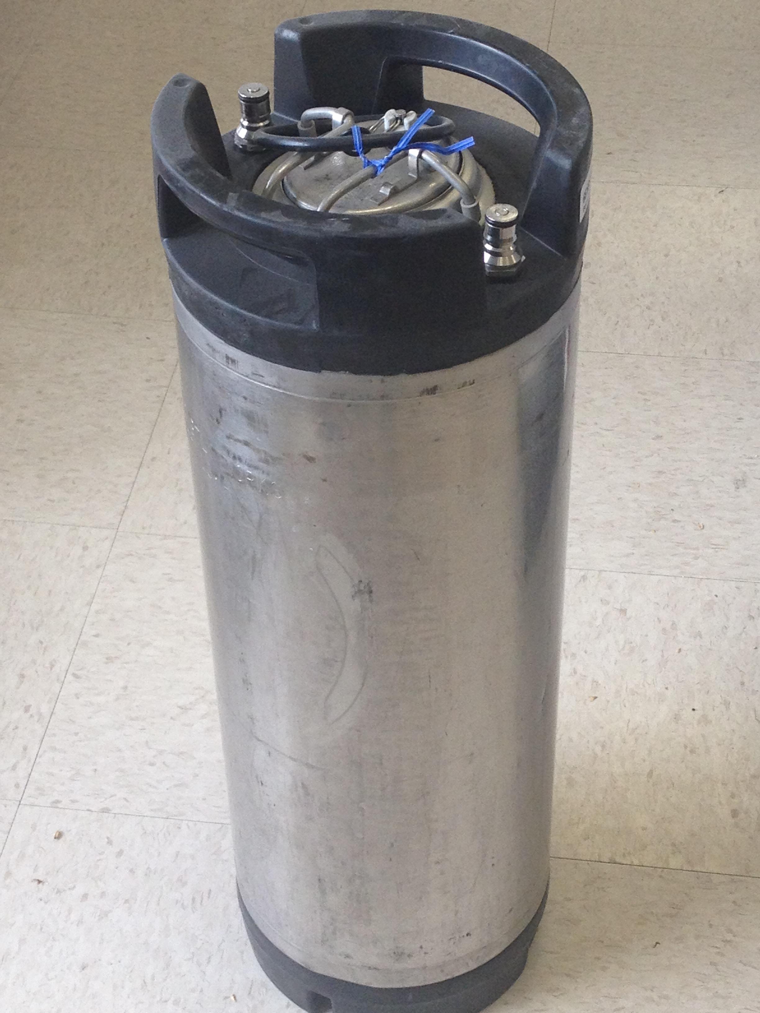 5 Gallon Used Ball Lock Soda Keg with new Oring Bader Beer & Wine Supply